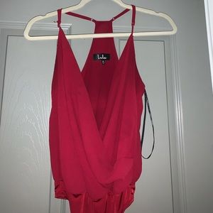 Red bodysuit